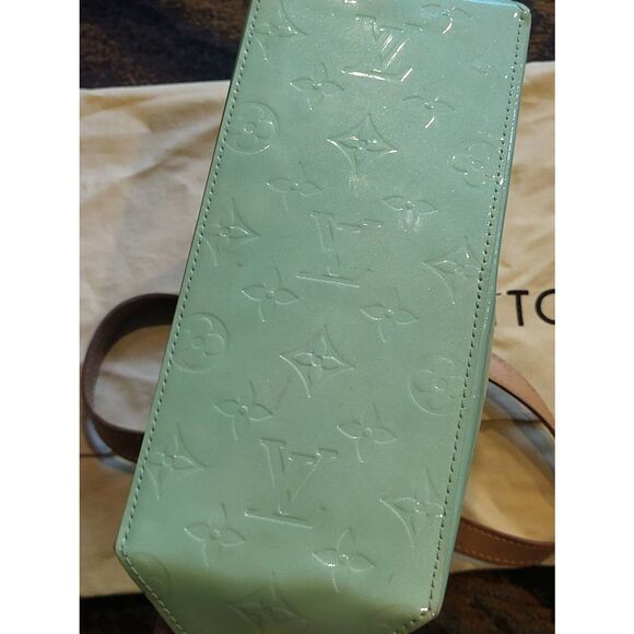 Louis Vuitton Tote Bag Vernis Reade PM Peppermint Monogram Leather - Picture 6 of 10